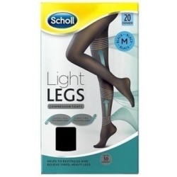 Scholl Light Legs καλσόν διαβαθμισμένης συμπίεσης 20Den μαύρο M