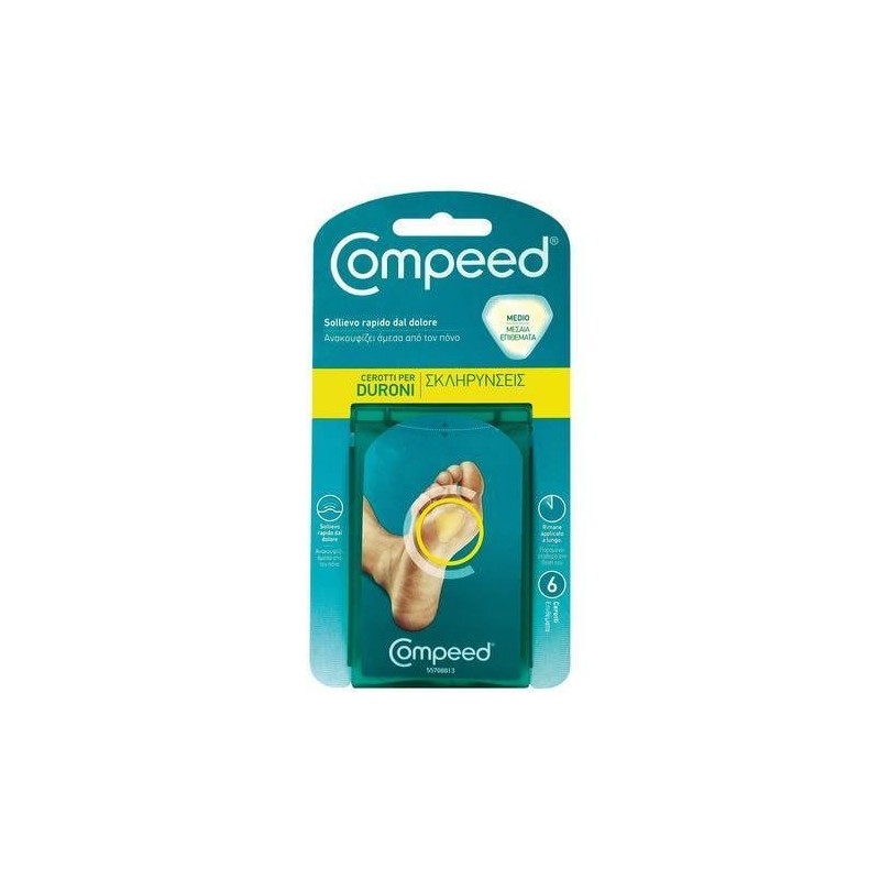 COMPEED Επιθέματα για σκληρύνσεις μεσαία 6τεμάχια