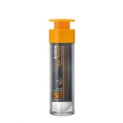 FREZYDERM Active sun screen black tinted fluid ενεργό έγχρωμο αντηλιακό προσώπου Spf50 50ml