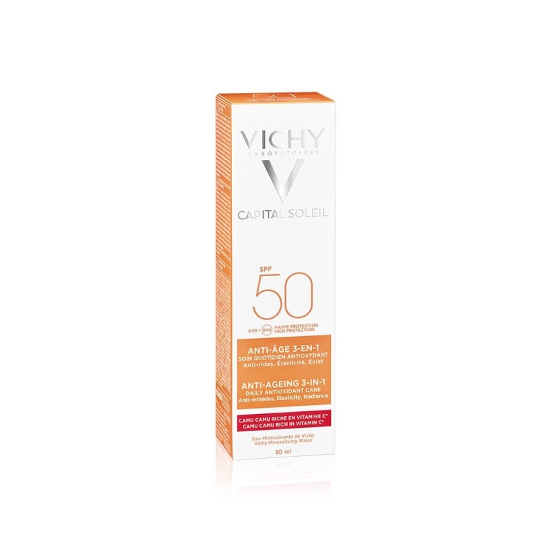 VICHY Capital soleil anti age αντιηλιακό κατά των ρυτίδων 3-σε-1 spf 50