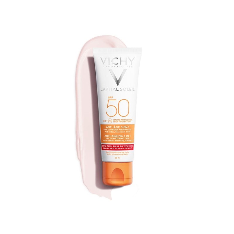 VICHY Capital soleil anti age αντιηλιακό κατά των ρυτίδων 3-σε-1 spf 50