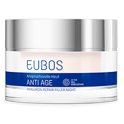 EUBOS Κρέμα Νύχτας Anti-age hyaluron repair & fill