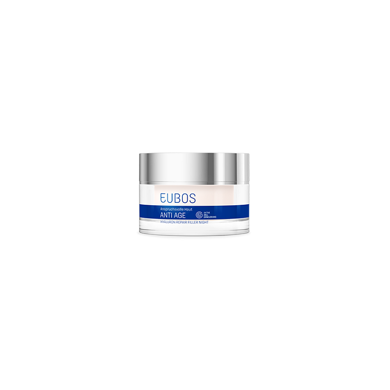 EUBOS Κρέμα Νύχτας Anti-age hyaluron repair & fill