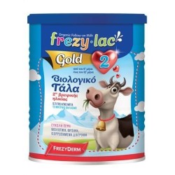 FREZYLAC Gold 2 βιολογικό γάλα από τον 6ο μήνα έως τον 12ο μήνα 400g