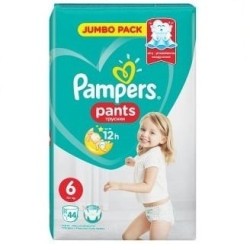 PAMPERS Pants up to 12h N6 15 kg Jumbo pack 44τεμάχια