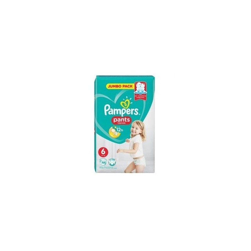 PAMPERS Pants up to 12h N6 15 kg Jumbo pack 44τεμάχια