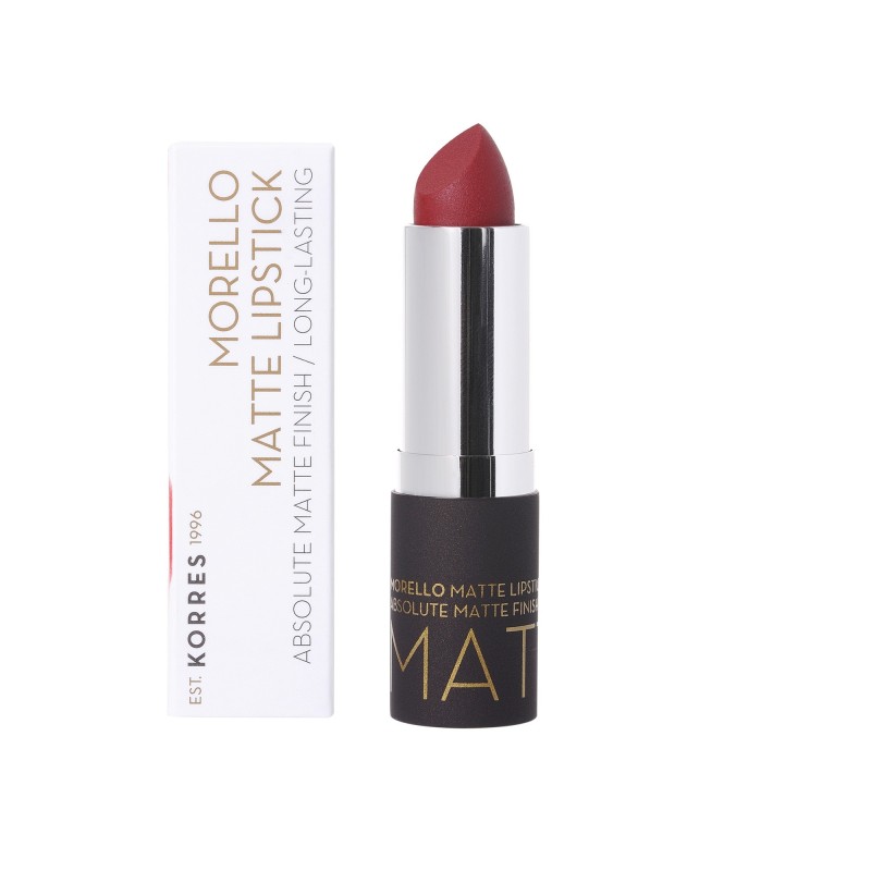 KORRES Morello matte lipstick N59 burgundy red matte