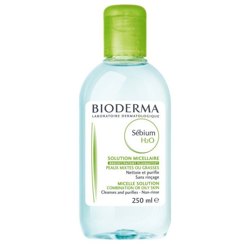 BIODERMA Sebium H2O λοσιόν καθαρισμού & ντεμακιγιάζ για λιπαρό δέρμα 250ml