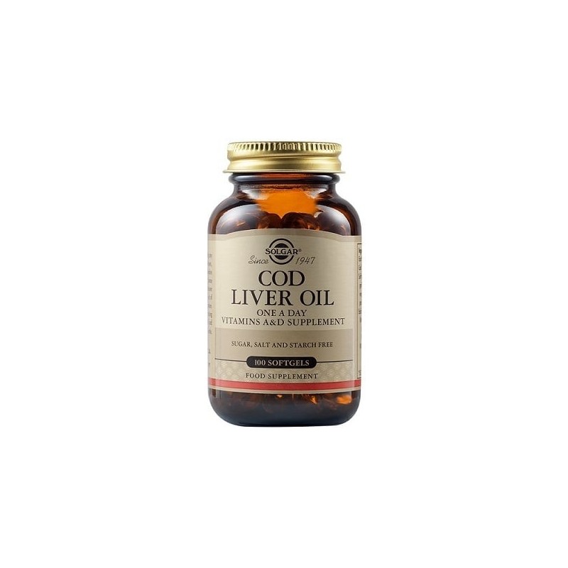 SOLGAR COD-LIVER OIL 100caps