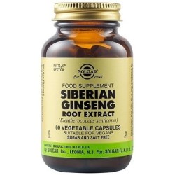 SOLGAR SIBERIAN GINSENG root extract 60tabs