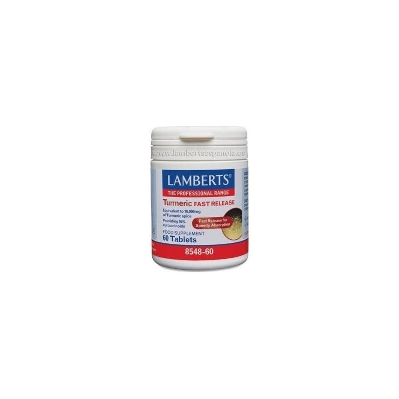 LAMBERTS Turmeric fast release 10.000mg 60tabs