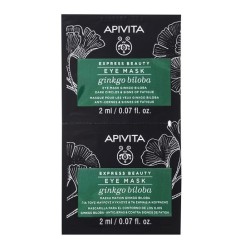 APIVITA Express beauty μάσκα ματιών για μαύρους κύκλους & σημάδια κούρασης 2χ2ml