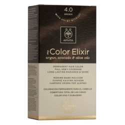 Apivita βαφη μαλλιων color elixir Ν4.0 καστανό | Farmakeio Express