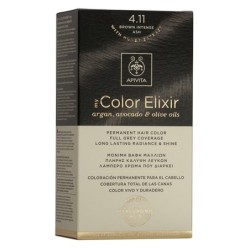 Apivita βαφη μαλλιων color elixir N4.11 καστανό έντονο σαντρέ | Farmakeio Express