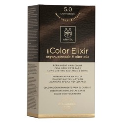 Apivita βαφη μαλλιων color elixir N5.0 καστανό ανοιχτό | Farmakeio Express