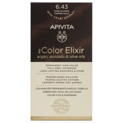 APIVITA COLOR ELIXIR ΒΑΦΗ 6.43 ξανθό σκούρο χάλκινο μελί