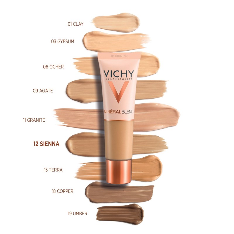 VICHY MINERAL BLEND Ενυδατικό make up απόχρωση 12sienna