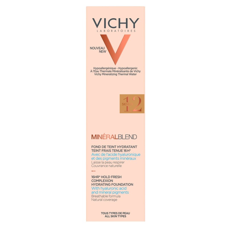 VICHY MINERAL BLEND Ενυδατικό make up απόχρωση 12sienna