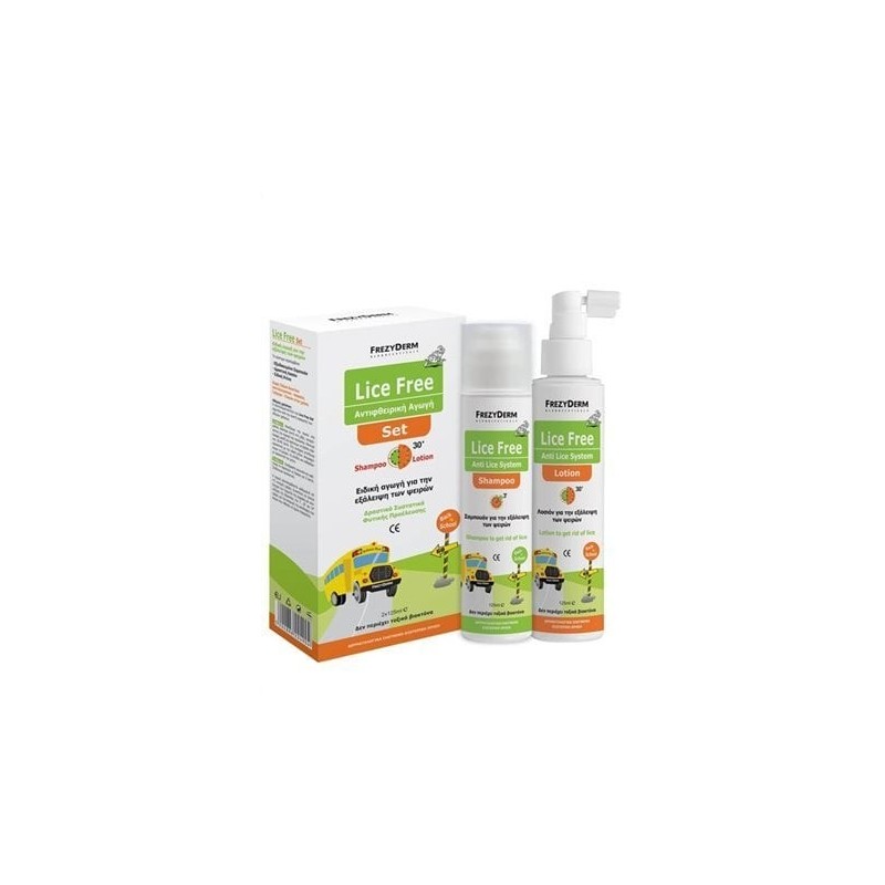 FREZYDERM Lice free set (lotion shampoo) 2x125ml