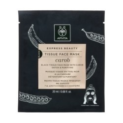 Apivita tissue face mask carob