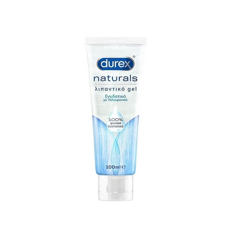 DUREX Naturals λιπαντικό gel με υαλουρονικό 100ml