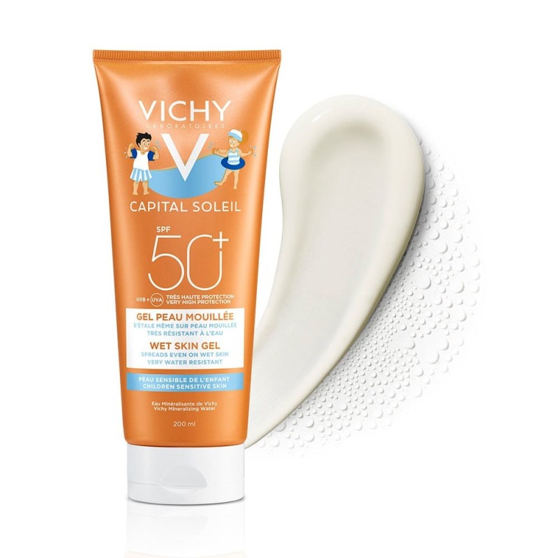 VICHY CAPITAL SOLEIL KIDS WET SKIN SPF50