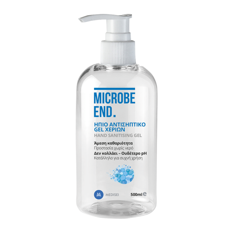 MICROBE END Αντισηπτικό Gel Χεριών 500ml