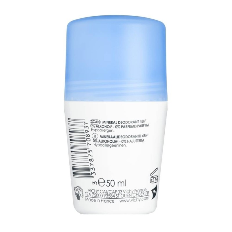 VICHY DEODORANT MINERAL 48H TOLERANCE OPTIMALE