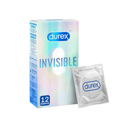 DUREX Προφυλακτικά Invisible Extra Thin Extra Sensitive 12 condoms