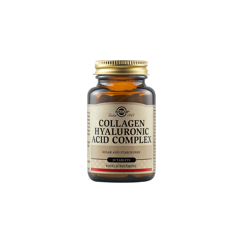 SOLGAR Collagen Hyaluronic Acid Complex 30 tabs