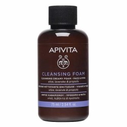 APIVITA Cleansing foam αφρός καθαρισμού με ελιά και λεβάντα 75ml