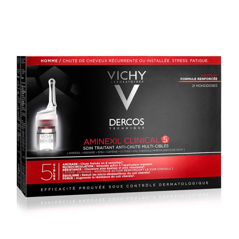 VICHY DERCOS AMINEXIL CLINICAL 5 ΘΕΡΑΠΕΙΑ ΤΡΙΧΟΠΤΩΣΗΣ