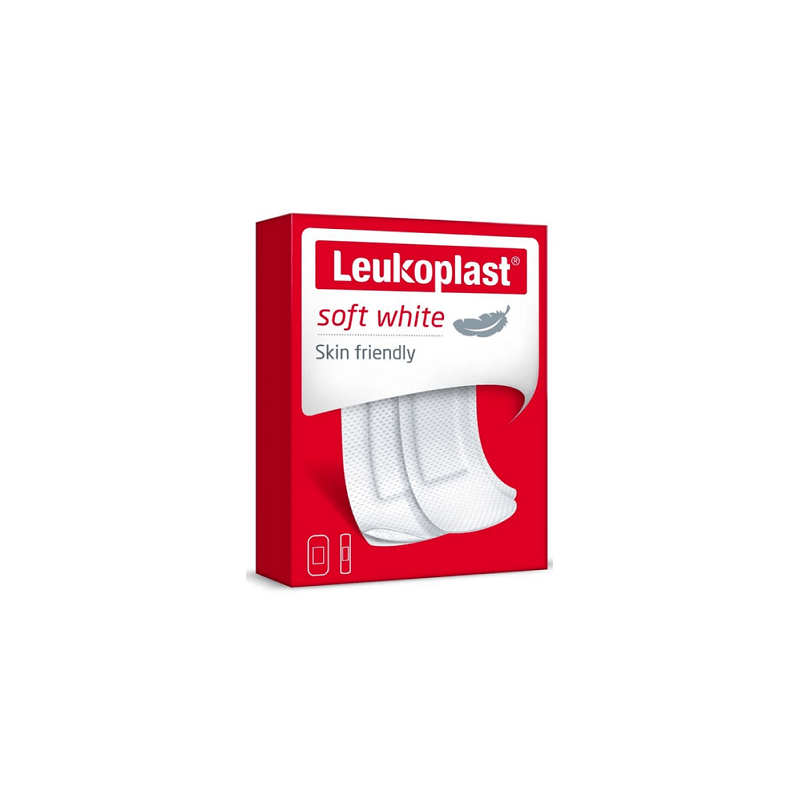 LEUKOPLAST Soft white 2μεγέθη 20τμχ