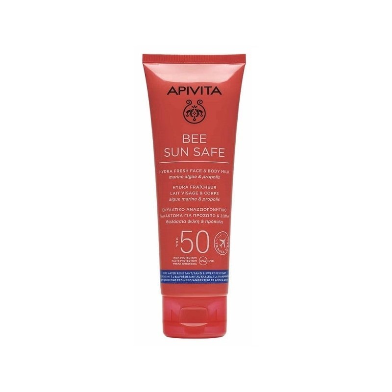 APIVITA Bee sun safe hydra fresh Spf50 TRAVEL SIZE 100ml