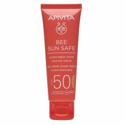 APIVITA BEE SUN SAFE Hydra fresh tinted face gel-cream Spf50