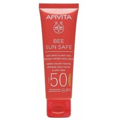 APIVITA BEE SUN SAFE κατά των πανάδων/ρυτίδων SPF50 με χρώμα