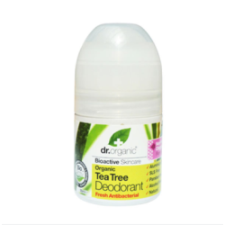 DR ORGANIC Deodorant Roll-on Tea Trea 50ml