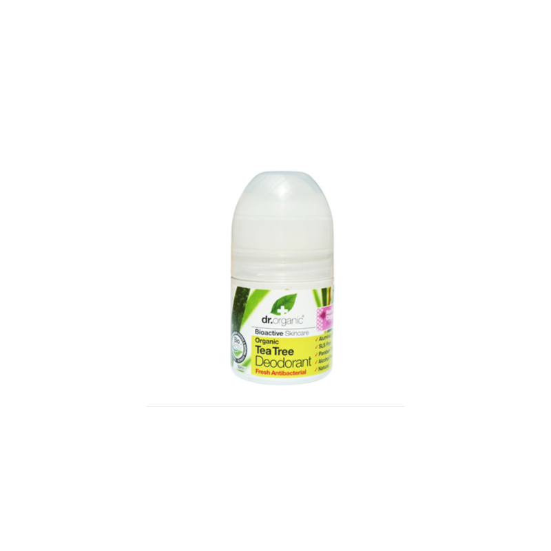 DR ORGANIC Deodorant Roll-on Tea Trea 50ml