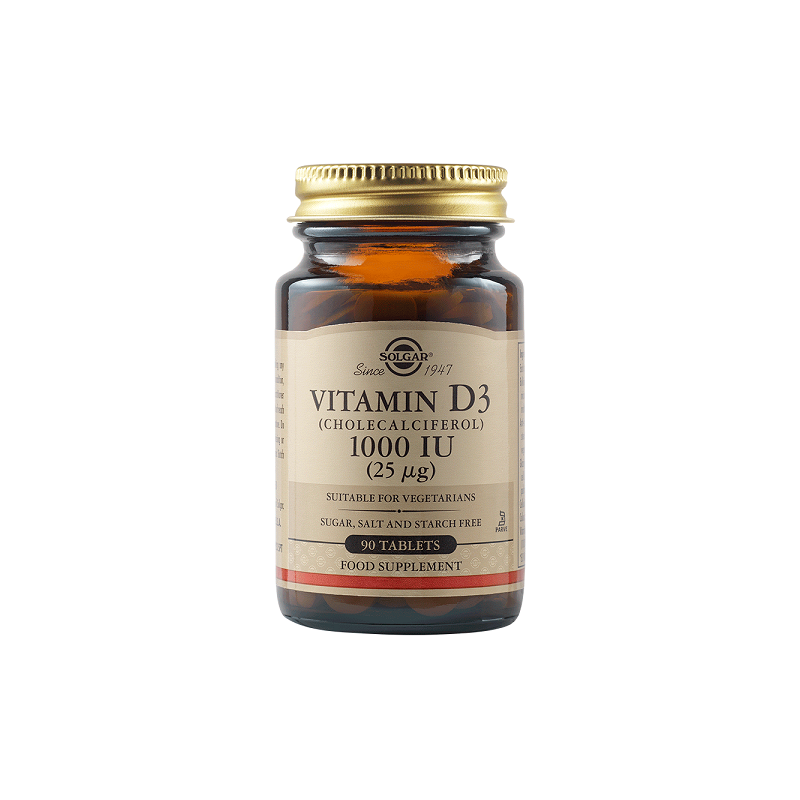 SOLGAR Vitamin D3 1000iu 25 mg 90tabs