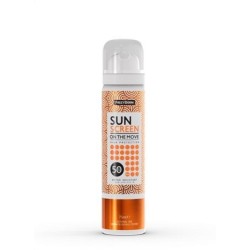 FREZYDERM Sun screen on the move Spf50 75ml. ΑΝΤΗΛΙΑΚΟ MIST ΠΡΟΣΩΠΟΥ υψηλής προστασίας, που επιτρέπει ταχύτατη εφαρμογή χωρίς επ