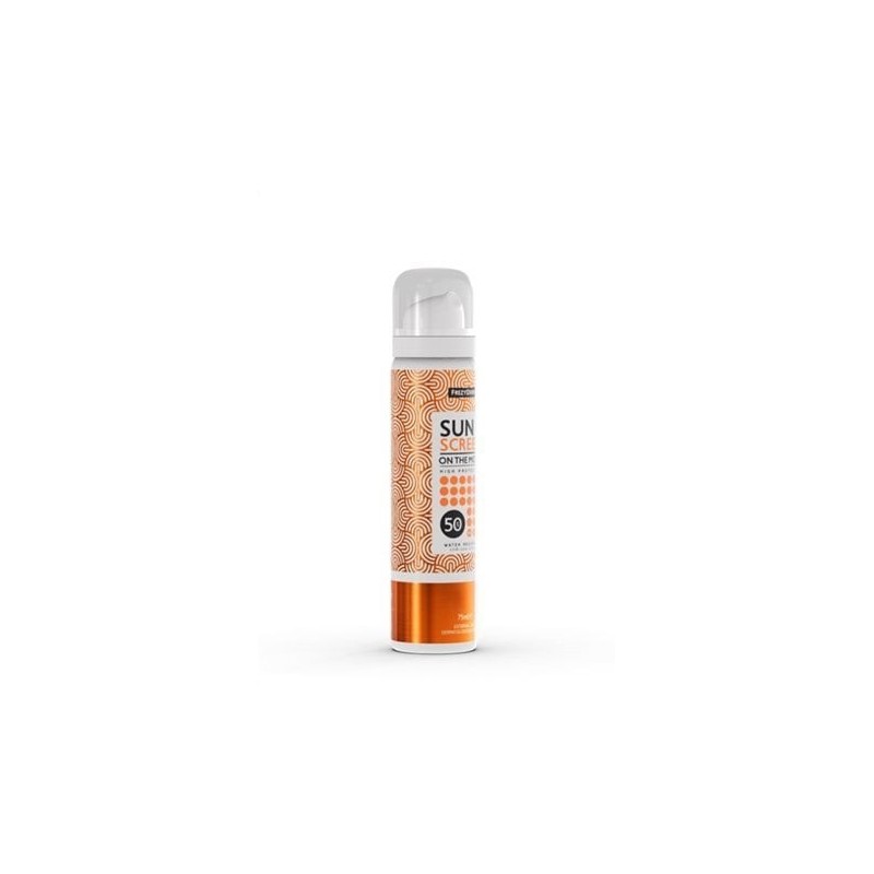 FREZYDERM Sun screen on the move Spf50 75ml. ΑΝΤΗΛΙΑΚΟ MIST ΠΡΟΣΩΠΟΥ υψηλής προστασίας, που επιτρέπει ταχύτατη εφαρμογή χωρίς επ