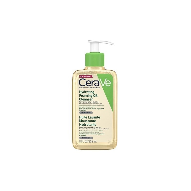 CERAVE Hydrating foaming oil cleanser 236ml