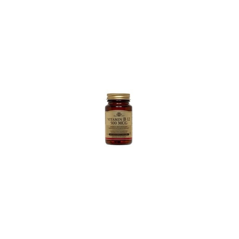 SOLGAR Vitamin B12 500mg 50vegetable capsoules