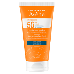 AVENE Αντηλιακή fluide χωρίς άρωμα Spf50 50ml