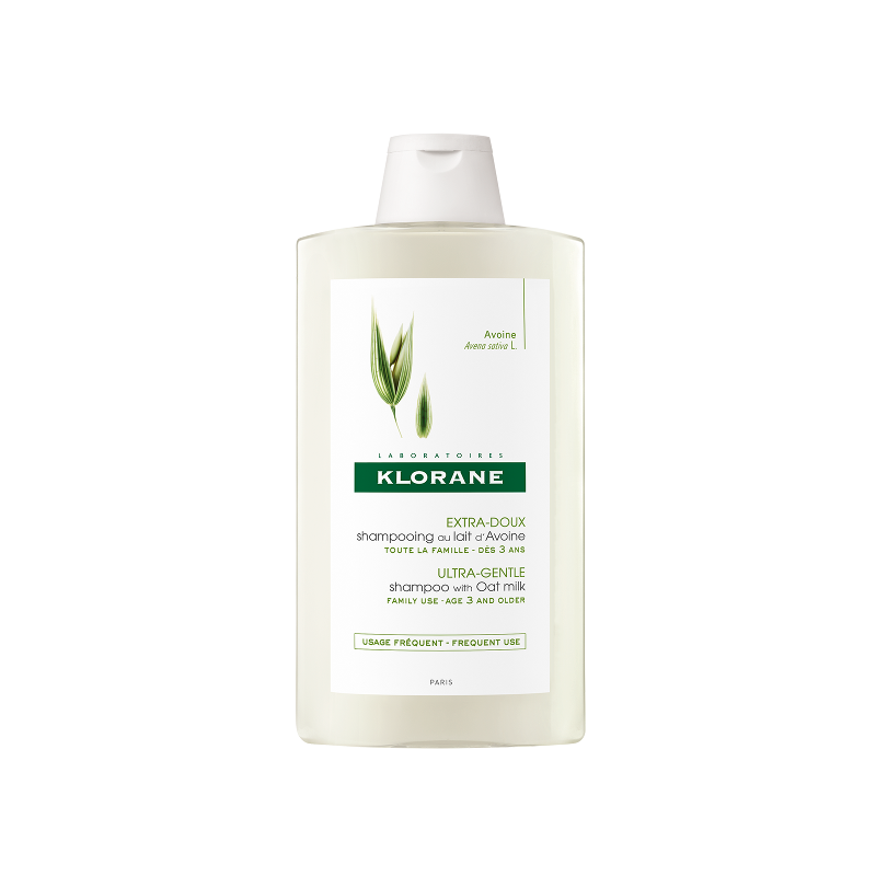 KLORANE Ultra-gentle shampoo με γαλάκτωμα βρώμης για όλη την οικογένεια από 3 ετών 400ml