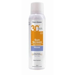 FREZYDERM Sun screen mousse - αντηλιακός αφρός προσώπου-σώματος Spf30 200ml