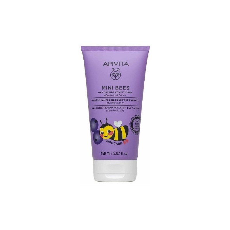 APIVITA Mini bees Παιδικό Conditioner με μύρτιλο & μέλι