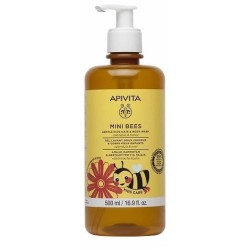 APIVITA Mini Bees Παιδικό Αφρόλουτρο & Σαμπουάν με Καλέντουλα 500ml