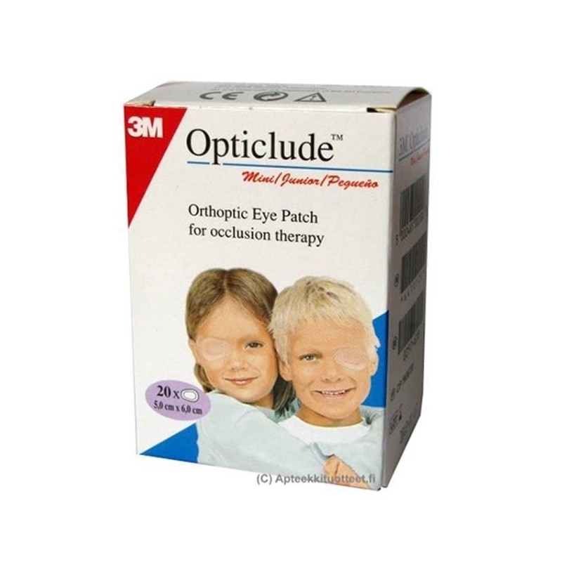 OPTICLUDE Boys & girls mini eye patches 5,0cmX6,2cm 20patches