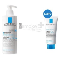 LA ROCHE-POSAY Lipikar baume light 400ml & ΔΩΡΟ Lipikar syndet 100ml